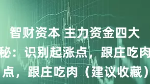 智财资本 主力资金四大入场密码揭秘：识别起涨点，跟庄吃肉（建议收藏）