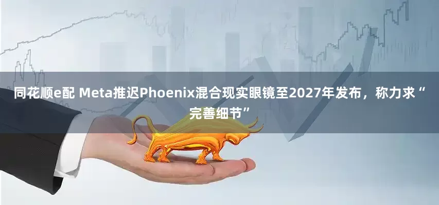 同花顺e配 Meta推迟Phoenix混合现实眼镜至2027年发布，称力求“完善细节”